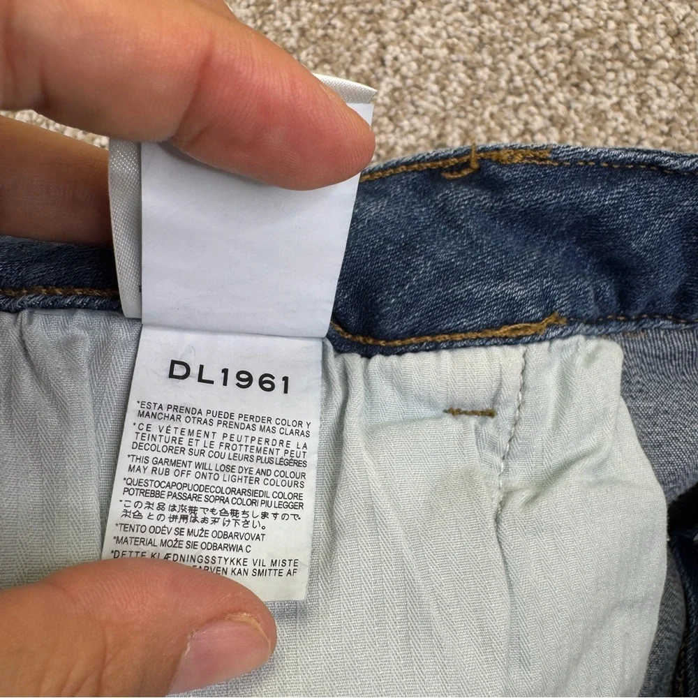 DL1961 Karlie Boyfriends Denim Shorts Women’s Size 26 W Blue Stretch - Picture 14 of 15